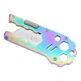 thumbnail image 4 of Injueey Camping multiherramienta Mini Pocket Chopper al aire libre multifuncional papelería llavero hoja de acero inoxidable Gadgets coloridos Type2 NO2, 4 of 6