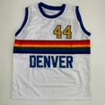 thumbnail image 4 of Autographed/Signed Dan Issel Denver White Retro Rainbow Basketball Jersey JSA COA, 4 of 4