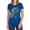 Royal, variant on Superman Doomsday Destruction Women's T Shirt, Charcoal, Medium