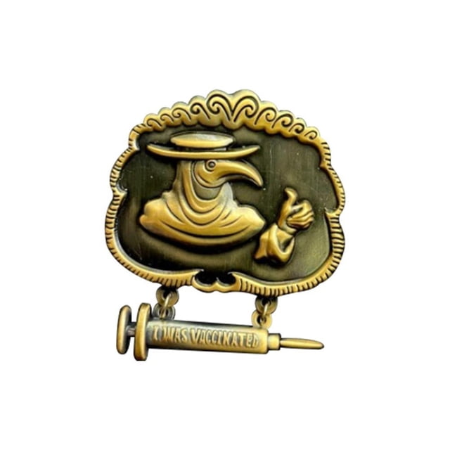 Pin De Solapa Hebilla Insignia Conmemorativa Doctor Vacuna Esmalte Pin Para Chaquetas Abrigos Mochilas Noticed AP007455-03