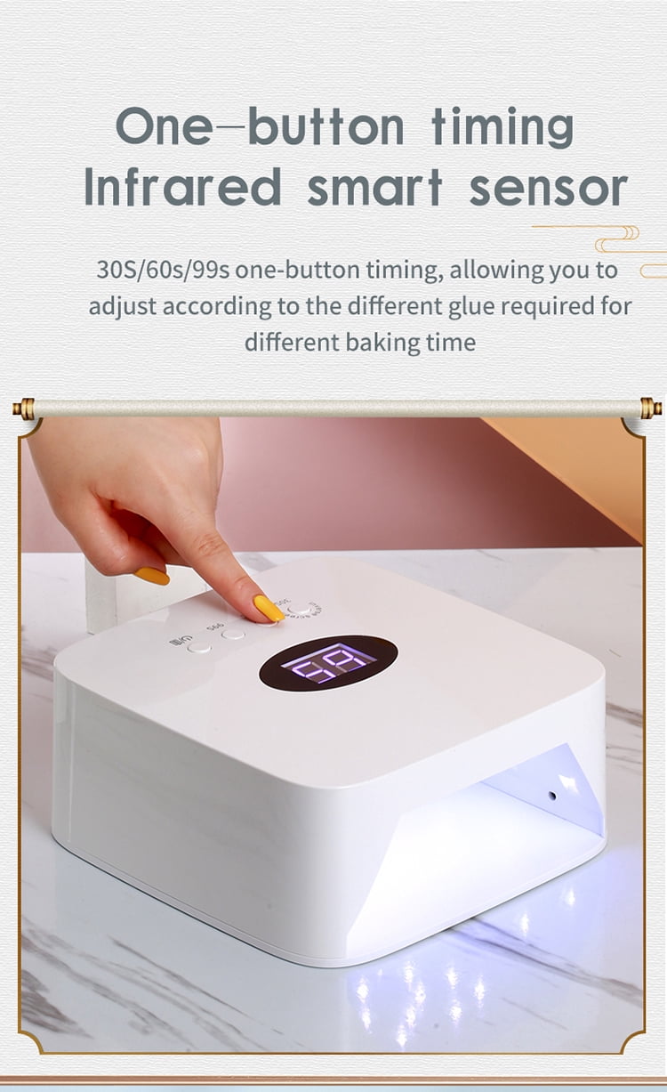 Street Vendor Essential S50 Nail Lamp Rechargeable Wireless Lithium Battery UV Lamp Nail Polish Gel UV Night Market Curing Lamp