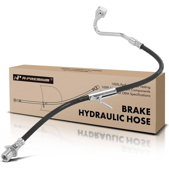A-Premium Front Passenger Side Brake Hydraulic Hose Compatible with Chevy, GMC and Oldsmobile Models - Blazer/Jimmy 2000-2005, S10/Sonoma 2000-2004, Bravada 2000-2001