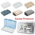 thumbnail image 5 of Transparent 86 type Waterproof Power Outlet Socket Protector Electric Plug Cover Double Sockets Switch protection box DARK BLUE, 5 of 8