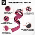 thumbnail image 6 of RDX Weight Lifting Gym Straps Wrist Support Wraps Hand Bar Bodybuilding Training Workout, 6 of 17