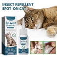 thumbnail image 1 of Xihbxyly Tratamiento Antipulgas para Gatos, Control Eficaz de Pulgas y Garrapatas, Fórmula con Geraniol y Aceite, Fácil Aplicación con Gotas, Protección Durante Todo El Año, 50 Ml, Sin Aditivos., 1 of 7