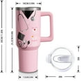 thumbnail image 2 of Nurse Cup Gifts for Women Girls, 40 Oz Tumbler with Handle and Straw, Nursing Practitioner Appreciation Graduation Nurse Week Insulated Stainless Steel Water Bottle 1PC, 2 of 6