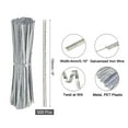 thumbnail image 2 of Uxcell 6" Twist Ties, Ataduras metálicas, Paquete de 500, Plateado brillante, 2 of 6