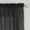 Black, variant on Miller Curtains Sheer Preston Rod Pocket 52″ x 95″ Panel