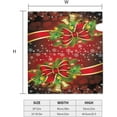 thumbnail image 4 of Christmas Bow Bell Red Mailbox Covers Magnetic Mailbox Wraps Post Letter Box Cover Standard Oversize 21"X18"/25.5" X 21" Mailwrap Garden Home Decor, 4 of 6