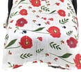 thumbnail image 6 of Infant Safety Seat Shade Breathable Wind Proof Sun Protection Cover Red Flower, 6 of 8