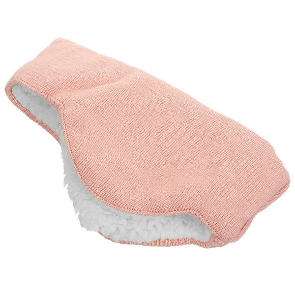 OULII Cache-Oreilles Doux Rose Isolation Phonique Laine d'Agneau pour Repos Silencieux