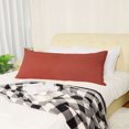 thumbnail image 2 of PiccoCasa 2 Pack Body Pillwcases 1800 Microfiber Zippered Long Pillowcase, King Orange, 2 of 8
