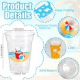 thumbnail image 4 of Vasos desechables CUPLOOV, 350 ml, decoración de playa, piscina, fiesta, 100 unidades, 4 of 9