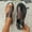 Coffee, variant on Women Classic Flat Sandals Summer Comfortable Wrap Ankle Strap Beach Flats with Toe Ring Boho Sandal White 7.5(40)