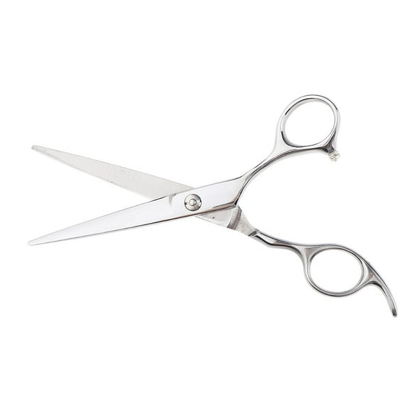 Tijeras de corte, entresacado y estilista profesional para peluquería. Corte plano rebanada