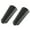 Black 2Pcs, variant on HZMAN Faux  Leather Wrist Guards Unisex Wristband Wide  Arm Cuff (Black 1Pcs)
