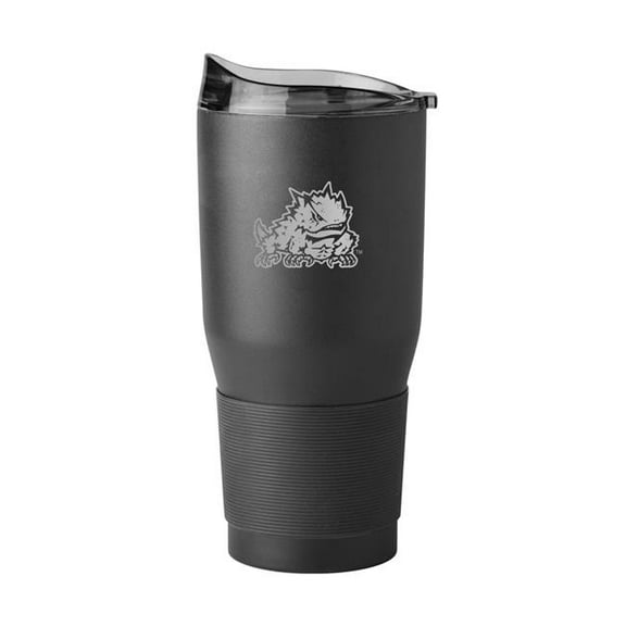 Logo Brands 215-S30PT-BLK-9 TCU 30 oz Etched Powder Coat Tumbler