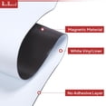 thumbnail image 4 of Magnet Sheet Roll Blank White Surface Magnetic Sheets 30 mils Magnetic Vinyl Material Easy to Cut for DIY Craft Projects, Vehicles Signs, Magnetic Vent Covers (24inch wide), 4 of 8