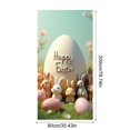 thumbnail image 3 of Binwennn Make Easter More Exciting Animal Print Door Curtains A Of Life To Your Home And Create A Warm And Happy Holiday Atmosphere! Party Flags on A String Outdoor Party Flag Streamers Party, 3 of 4