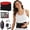 Light Black, variant on Morfone Red Light Shoulder Wrap, 3-in-1 Chip Red Light for Shoulder & Neck, 660nm & 850nm Infrared Light Pad with 3 Modes and 5 Levels for Home Use