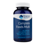 Trace Minerals | Complete Foods Multi Vitamin Supports Energy I Gluten Free | for Unisex,240 Tablets