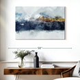 thumbnail image 3 of Elephant Stock Abstract Mountain Range Wall Art - Horizontal Canvas Wall Art - Living Room Wall Decor - Abstract Canvas - Gray And Blue Decor - 39" x 26", 3 of 8