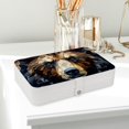 thumbnail image 6 of Bear PU Leather Necklace Holder with Removable Compartment, Portable Display Case and Decorative Box - Jewelry Organizer, 6 of 6