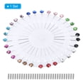 thumbnail image 3 of Unique Bargains Scarf Pins with Safety Caps, 10pcs Shawl Pins Crystal Rhinestone Head for Sweater Sewing, 3 of 6