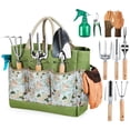 thumbnail image 1 of Juego de herramientas de jardinería Grenebo de 9 piezas con bolso organizador, 1 of 7