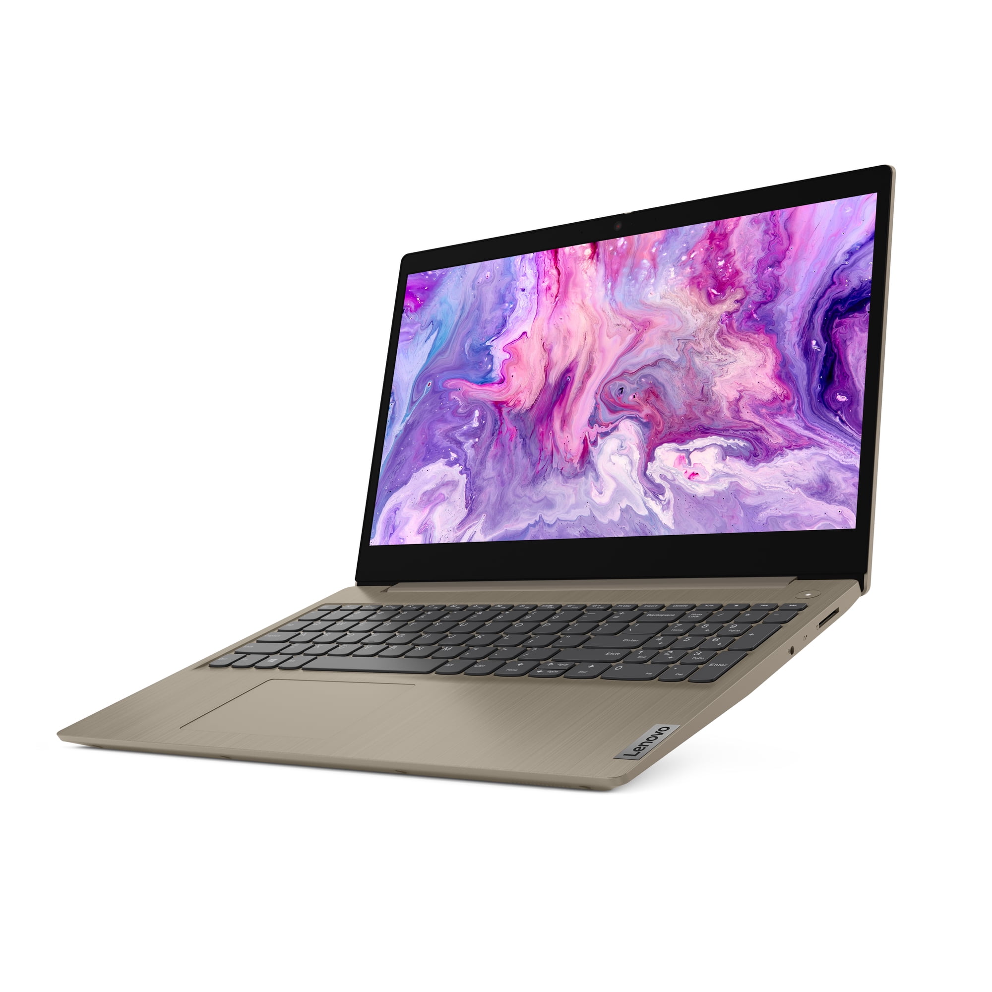 Lenovo Ideapad 3 15.6" FHD Laptop, AMD Ryzen 5 5500U, 8GB RAM, 256GB SSD, Windows 11 Home, Sand, 82KU01RKUS