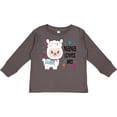 thumbnail image 3 of Inktastic Nana Loves Me- Cute and Happy Llama Boys or Girls Long Sleeve Toddler T-Shirt, 3 of 5