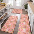 thumbnail image 2 of Pioneer Flower Floral Print Pattern Kitchen Rugs Sets Of 3,Kitchen Runner Rugs Non Skid Washable,Decorative Kitchen Floor Mats for Kitchen,Sink,Laundry,17X30 Inch + 17X47 Inch + 17X59 Inch, 2 of 6