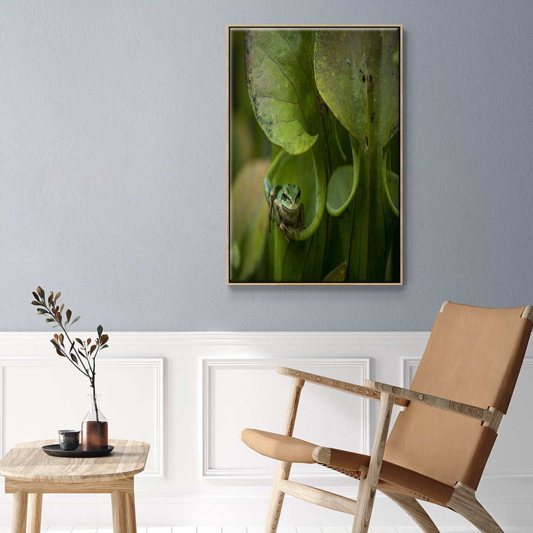 Arboreal Refuge Framed Premium Gallery Wrapped Canvas - Ready to Hang