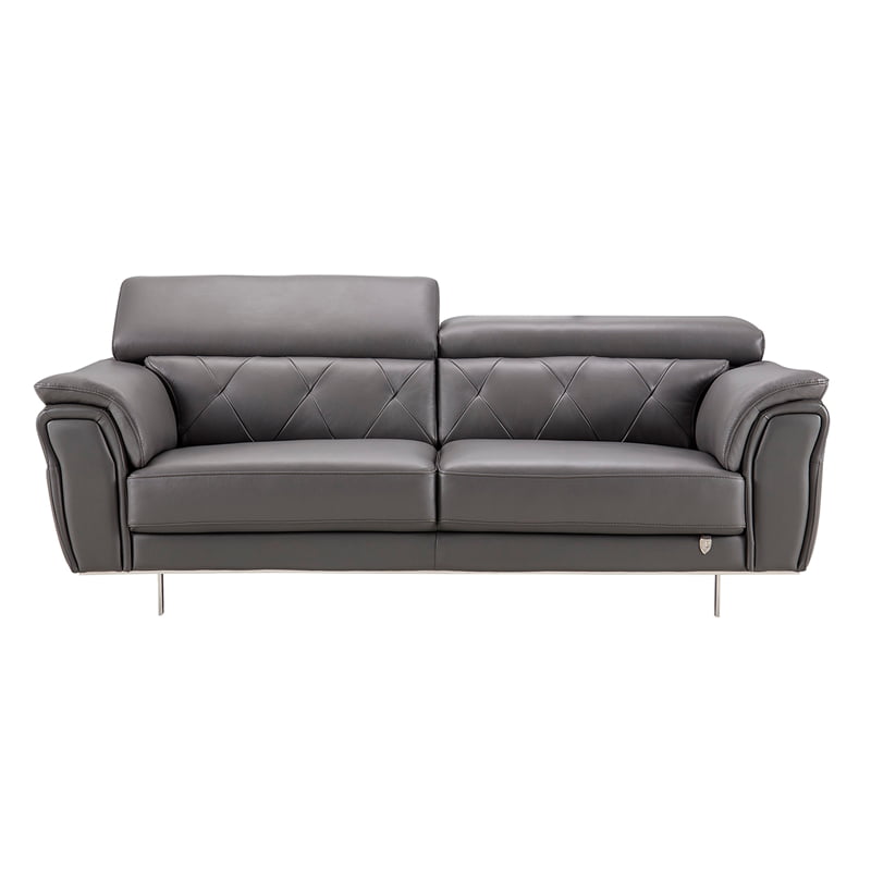 Ek099 Dark Tan Color With Italian, Tan Leather Sofa Furniture Village