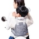 thumbnail image 3 of Cinturón de seguridad ajustable para motocicleta para niños, protector delantero y trasero para bicicleta. Gris, 3 of 9