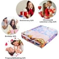 thumbnail image 3 of to My Wife Blanket for Her Anniversary Birthday Gift from Husband Romantic Birthday Gifts Ideas for Wife Christmas Wedding Anniversary Valentines Day Throw Blanket 50" x 60", 3 of 6