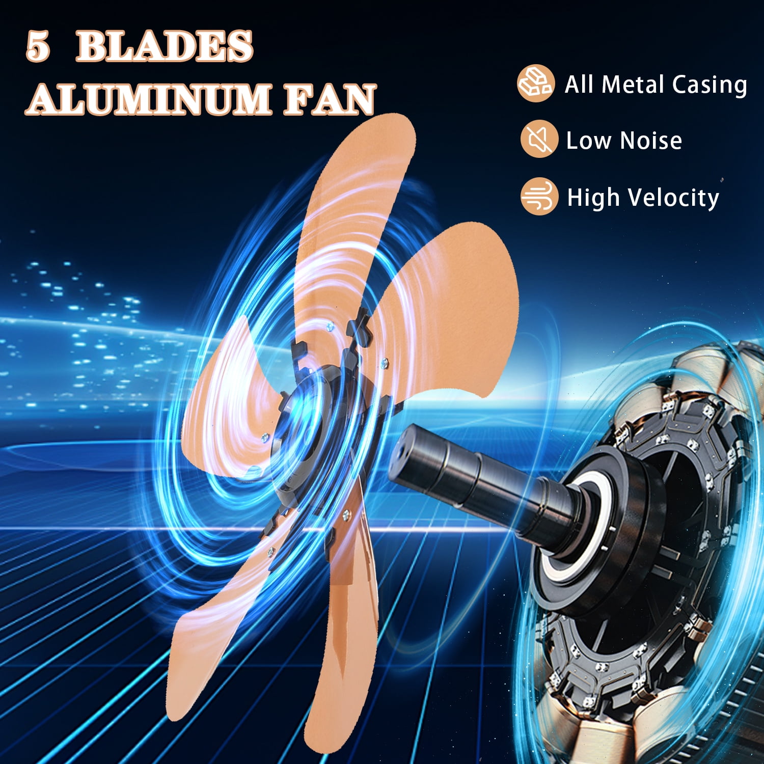 2 Pack 20" Wall Mount Fan with Remote, 3 Speeds Wall Oscillating Fan with 4800 CFM, Cooling Fan with 4 Timing, High Velocity Fans, Yellow