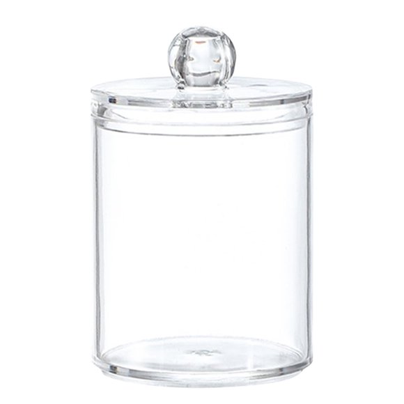 Dosaele 2 Pack Boxes Storage Container House Clear with Lid Acrylic Organiser Dust-proof