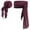 Wine, variant on Wovilon Halloween Pirate Costume Medieval Linen Pirate Bandana And Belt Costume Halloween Bandana And Belt Costume Fashion Trends