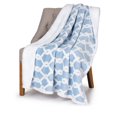 thumbnail image 4 of Safdie & Co. Jeté Tricoté Super Doux Bleu Clair, 4 of 4