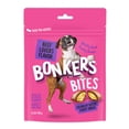 thumbnail image 2 of (6 pack) BONKERS Bites Beef Lovers Flavor Crunchy & Soft Treats for Dogs, 5.3oz Bag, 2 of 14