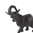 thumbnail image 6 of 12" x 10" Gray Polystone Elephant Sculpture, by DecMode, 6 of 10