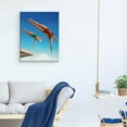 thumbnail image 2 of Masterpiece Art Gallery High Dive Pool Jumping By Gregory Garrett Canvas Art Print 22" x 28", 2 of 4