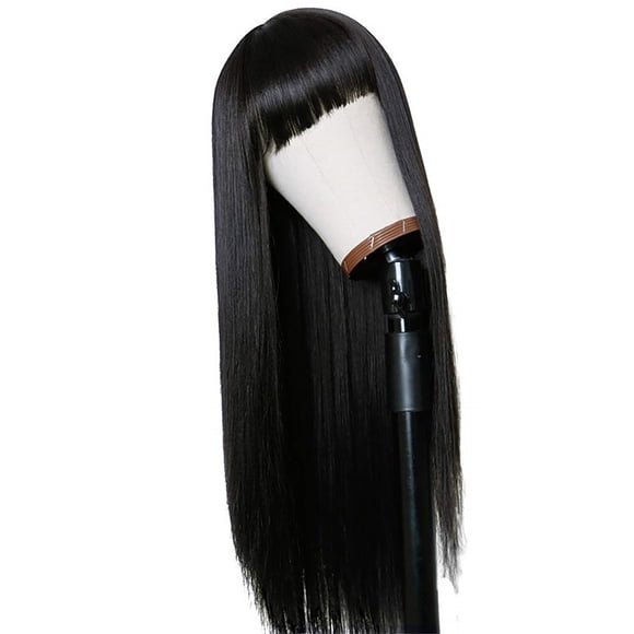 Pelucas para mujer, pelucas largas y rectas, pelucas suaves para mujer, pelucas largas y rectas, peluca de pelo para Cosplay, multifuncional