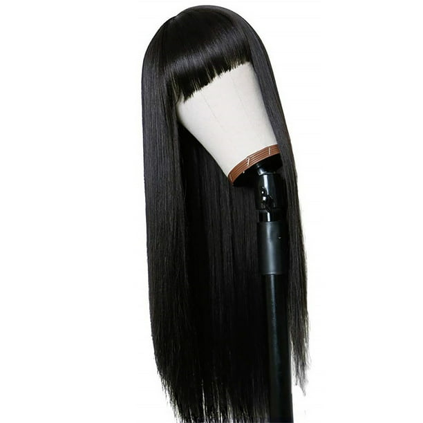 Pelucas para mujer, pelucas largas y rectas, pelucas suaves para mujer, pelucas largas y rectas, peluca de pelo para Cosplay, multifuncional