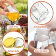 thumbnail image 3 of 30 Pack 6oz Hexagon Glass Jars with Gold Lids, 180ml Clear Glass Canning Jars Honey Jars Spice Jars Mason Jars for Jams, Shower Favors, Wedding Favors, Craft, 3 of 9