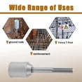 thumbnail image 3 of T Post Driver, Versatile & Portable Steel Post Pounder Hammer 20cm Length, Stable Connection for Electric Tools, for Fencing & Signage Installation, 3 of 7