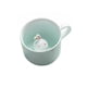 thumbnail image 1 of Wosthever Animales Café Childen Tazas de cerámica con asa Taza Novedad Navidad Té Jugo Leche Drinkware Regalo Novia Juegos de servir café y té conejo, 1 of 6
