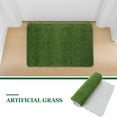 thumbnail image 3 of HEATSHAKING Artificial Grass Mat Entrance Mat Fake Grass Turf Mat Green Rectangular 1Pack, 3 of 8