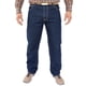 thumbnail image 1 of Pantalón de mezclilla rígida John Silver  Corte recto tipo vaquero Color azul marino, 1 of 2